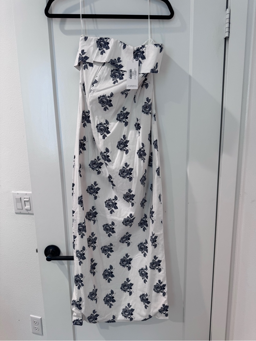 Petal & Pup White Floral Strapless Maxi Dress - Picture 4 of 6